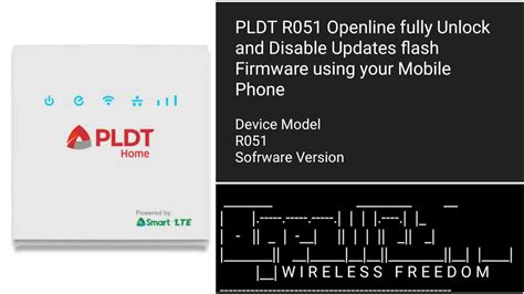 pldt r051 unlock config file download|How to Unlock the PLDT Home Router (R051) .